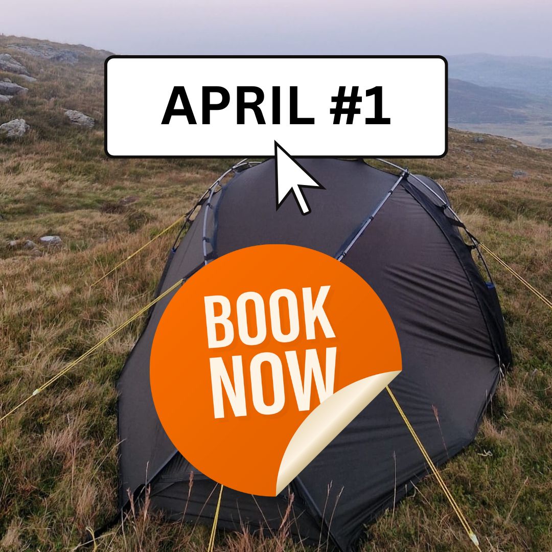 April 3rd-5th 2026 - Book Wild Camping in the UK